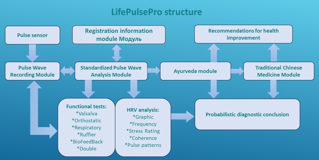 Pulse Diagnostics: 1-Channel system structure